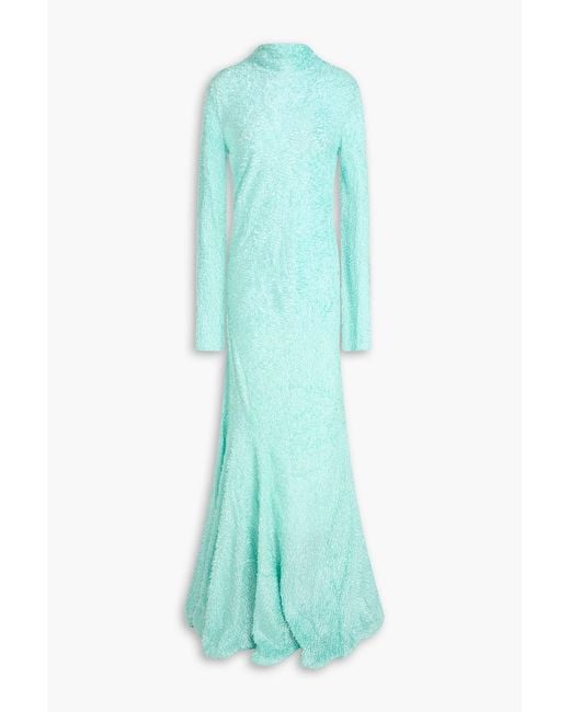TOVE Blue Somer Fil Coupé Gown