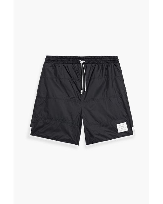 Thom Browne Blue Ripstop Shorts for men