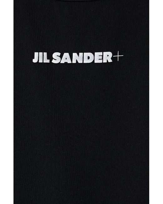 Jil Sander Black Logo-print Stretch-jersey Tank