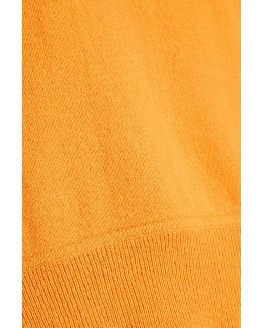 Loulou Studio Orange Pemba Cashmere Sweater