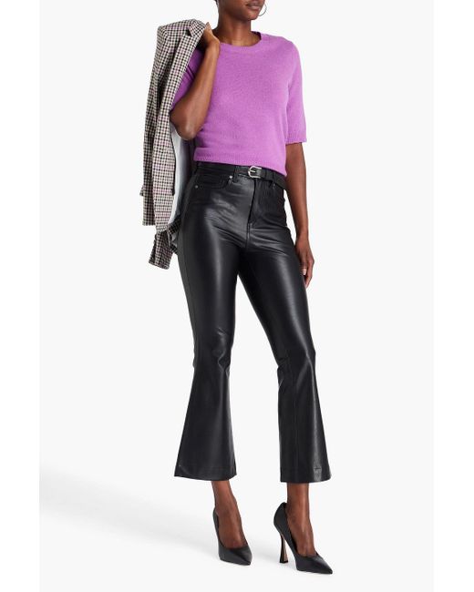 Veronica Beard Black Carson Flared Pants