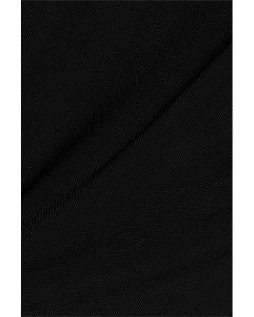 FRAME Black Cutout Jersey Top