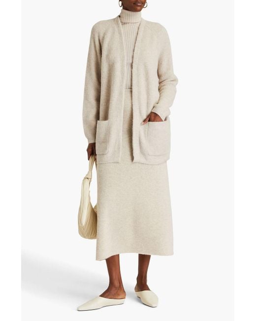 By Malene Birger Natural Alpaca And Wool-blend Cardigan