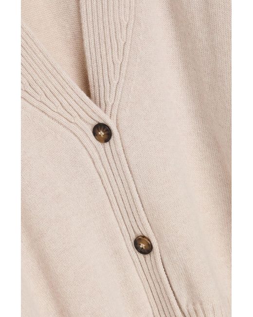 Loulou de Saison Natural Kaia Cashmere Cardigan