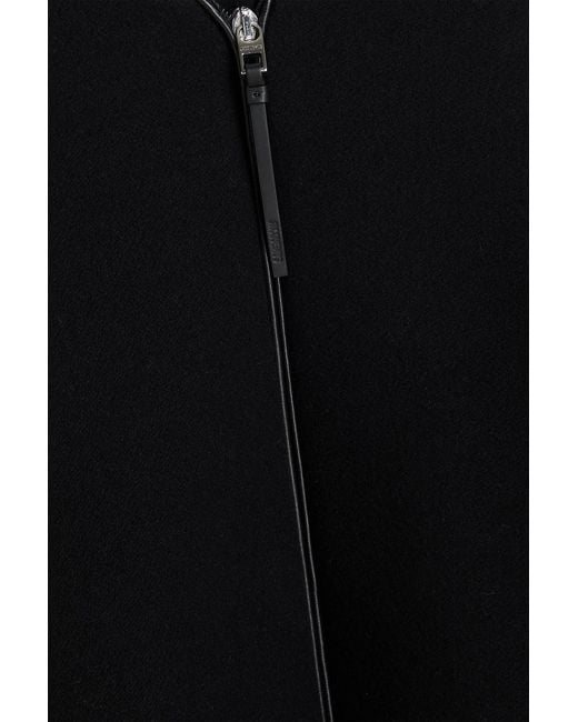 Jacquemus Black Pilu Alpaca And Wool-blend Bomber Jacket