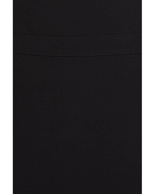 Emilio Pucci Black Printed Crepe Mini Dress