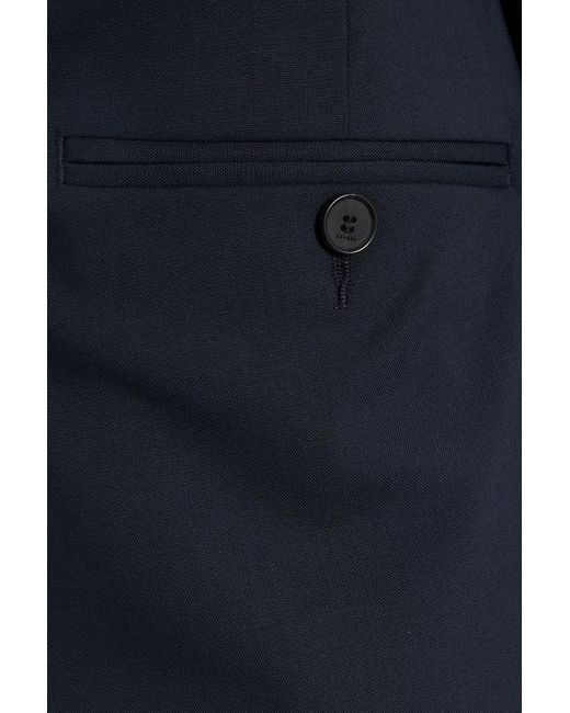 Sandro Blue Tapered Wool Pants for men