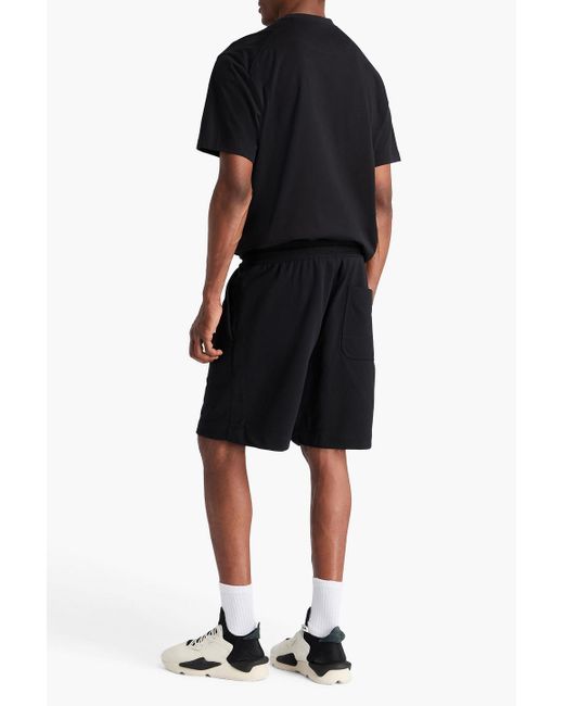 Y-3 Shorts aus frottee aus einer baumwollmischung in Black für Herren
