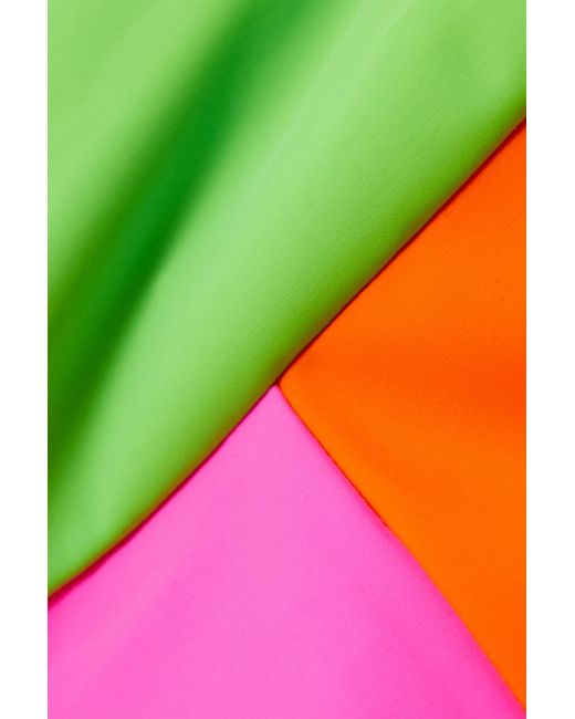 Mara Hoffman Pink Lydia bikini-höschen aus stretch-econyl® in colour-block-optik