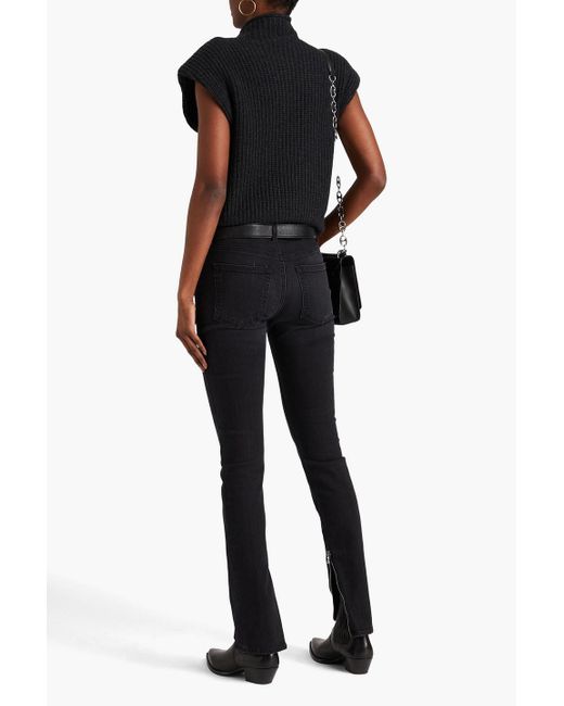 GRLFRND Black Karla Mid-rise Skinny Jeans