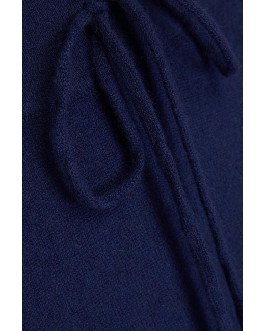 Loulou Studio Blue Atico Cashmere Maxi Skirt