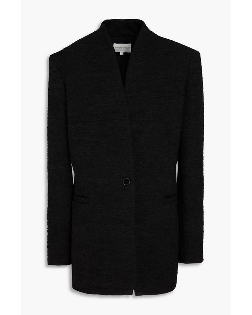 Loulou de Saison Black Nairi Bouclé-tweed Blazer