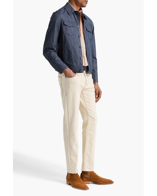 Slowear Blue Denim Jacket for men