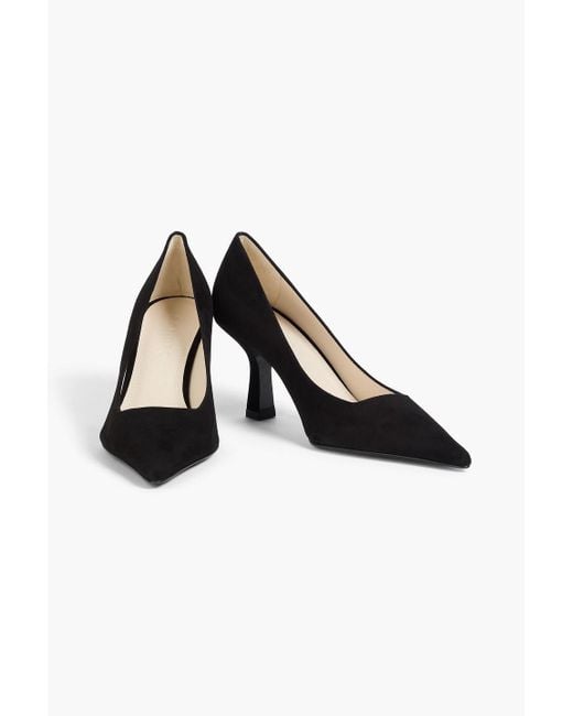 Sandro Black Suede Pumps