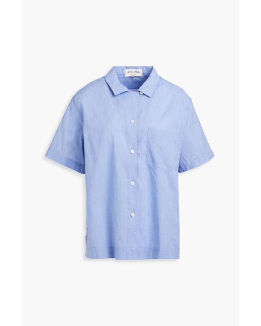 Alex Mill Blue Maddie Cotton-chambray Shirt