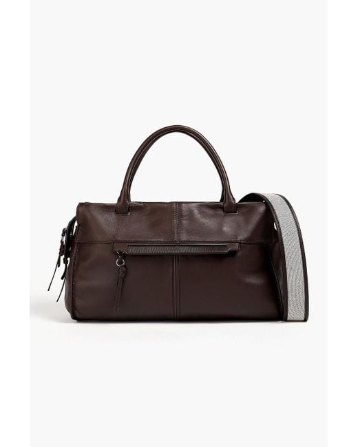 Staud Brown Leo Leather Tote