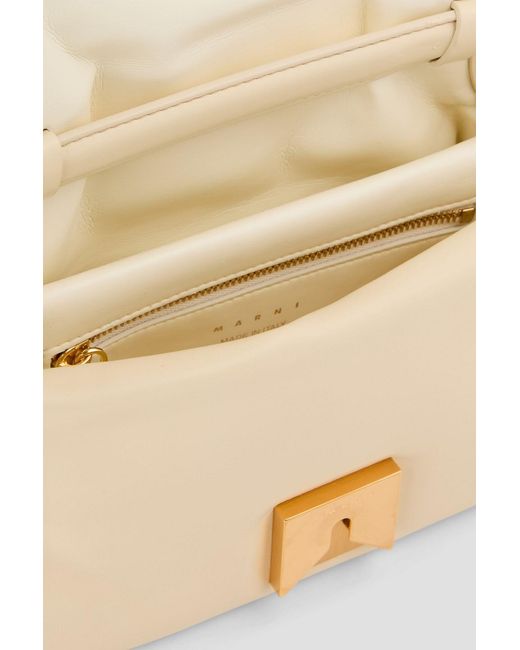 Marni Natural Prisma Leather Cross-Body Bag