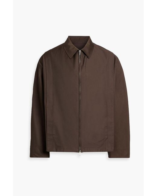 LE17SEPTEMBRE Brown Cotton-Blend Twill Jacket for men