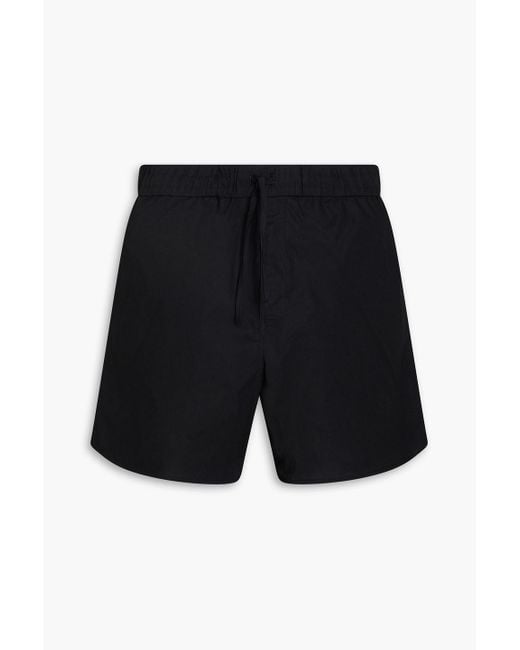 Officine Generale Blue Dony Cotton-Poplin Drawstring Shorts for men