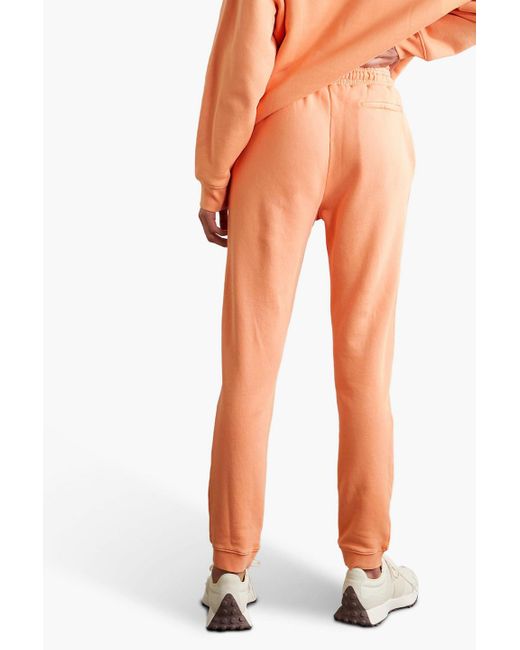 NINETY PERCENT French Cotton terry Track Pants in Orange Lyst Canada
