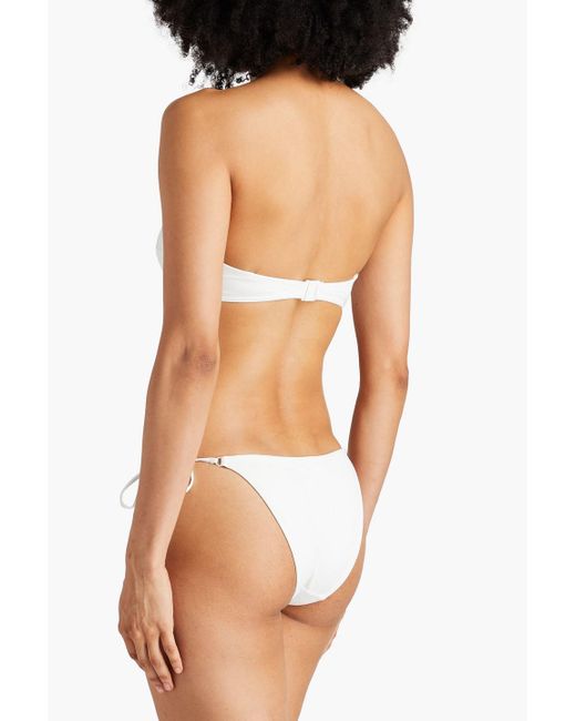 Zimmermann White Low-rise Bikini Briefs