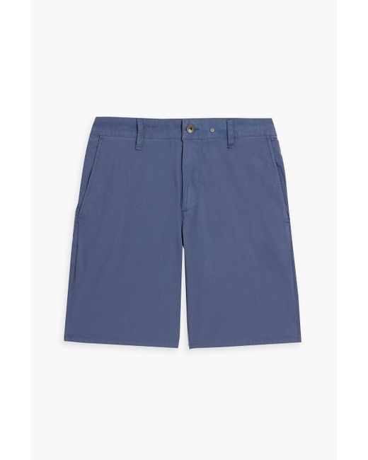 Rag & Bone Blue Perry Cotton-blend Chino Shorts for men