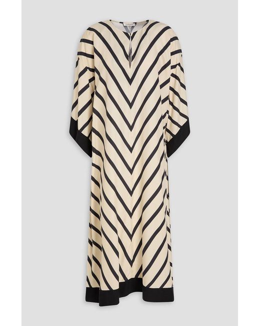 By Malene Birger White Cicine Printed Twill Kaftan