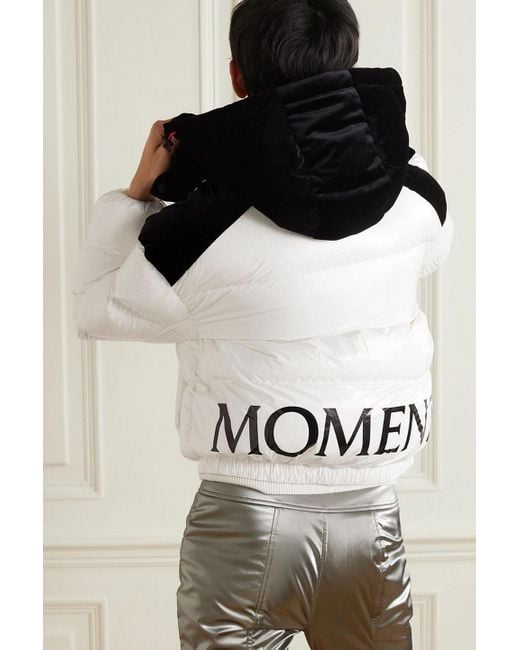 Perfect Moment Black Moment Ii Quilted Glossed Ski Jacket