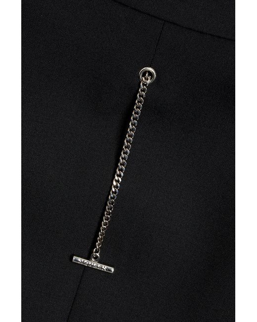 McQueen Black Wool Blazer for men