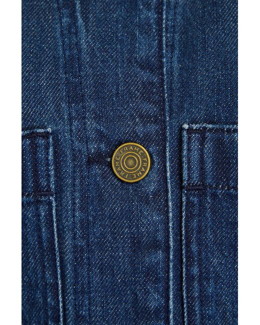 FRAME Blue Denim Jacket