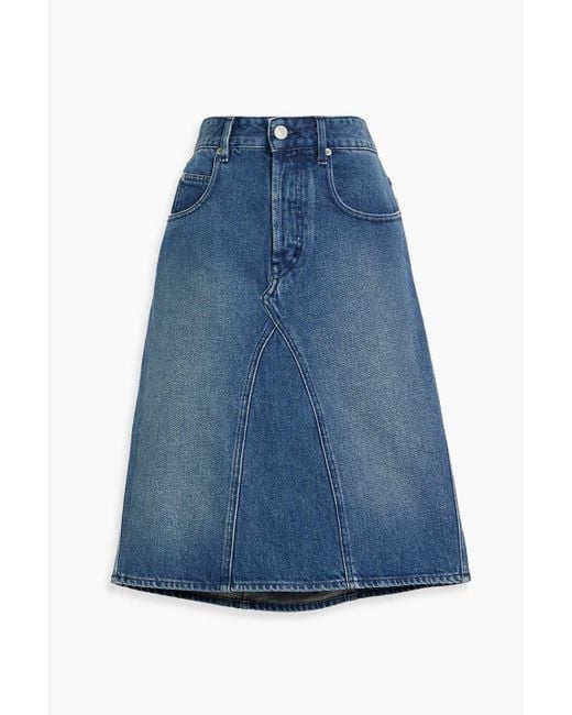 Isabel Marant Blue Fiali Denim Skirt