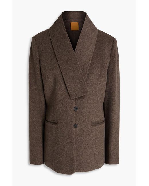 LE17SEPTEMBRE Brown Wool Blazer