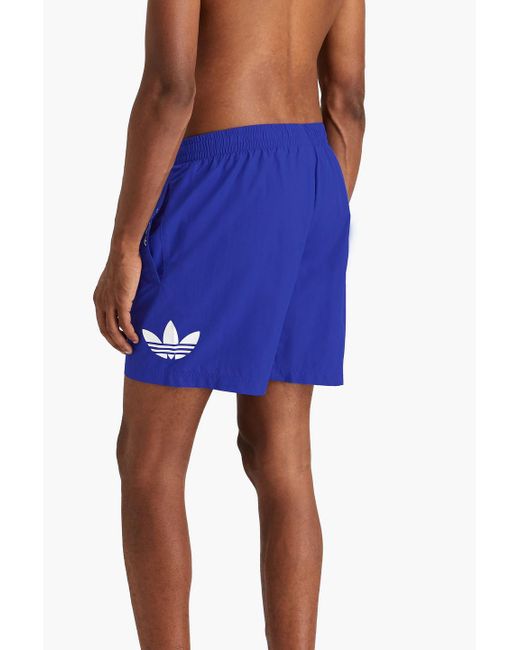 Adidas Originals Kurze badeshorts mit print in Blue für Herren