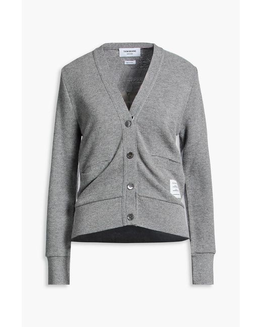 Thom Browne Gray Cashmere Cardigan