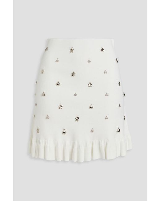 Sandro Natural Mini Skirt
