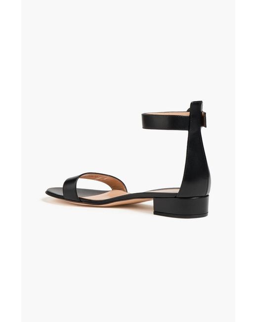 Gianvito Rossi White Portofino 20 Leather Sandals