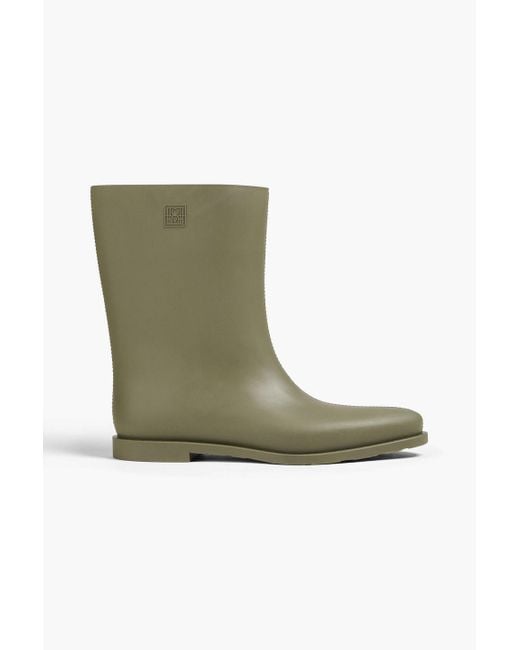 Totême  Green The Rain Rubber Boots