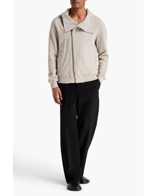 Rick Owens Natural Cotton-Jersey Sweatshirt for men