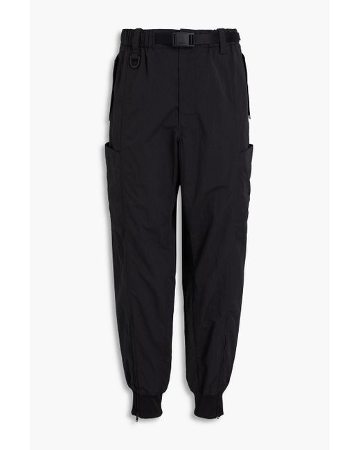 Y-3 Black Shell Track Pants for men
