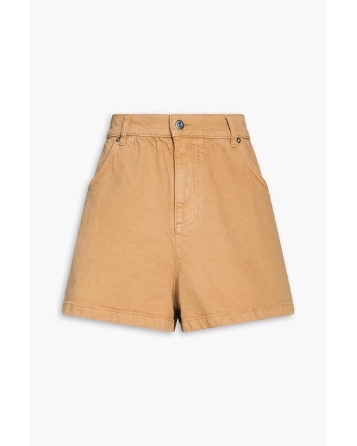 Maje Natural Denim Shorts