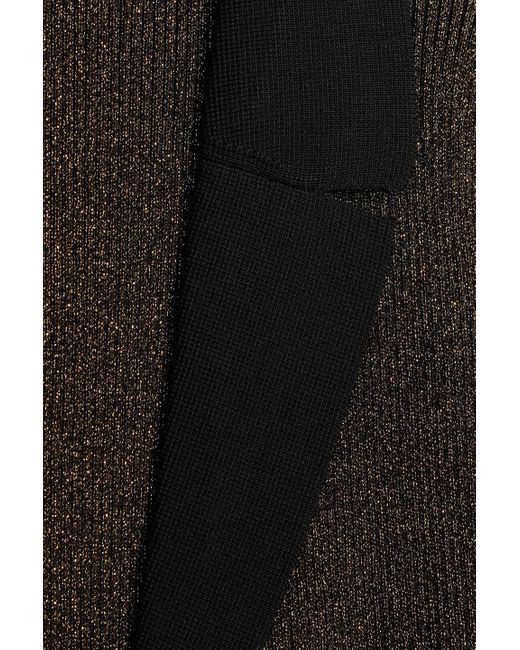 retroféte Black Cassidy Stretch-knit Dress