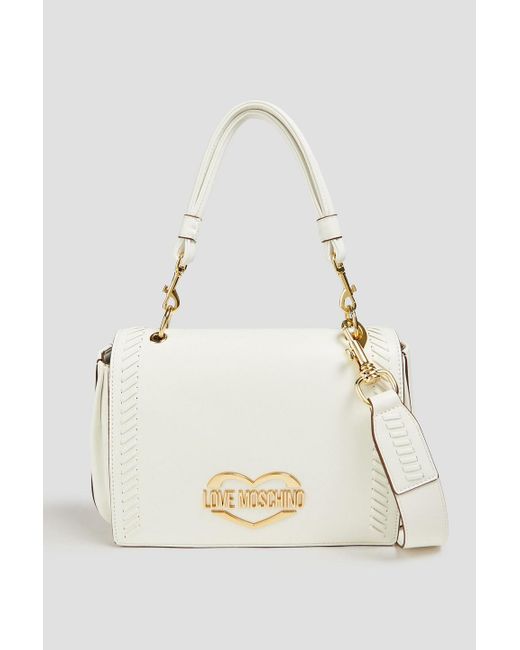 Love Moschino Natural Faux Leather Tote