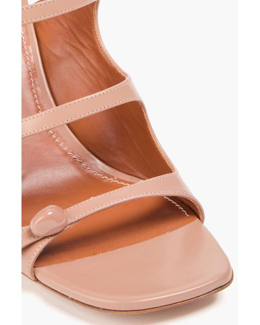 Zimmermann Pink Eliot 85 Leather Sandals