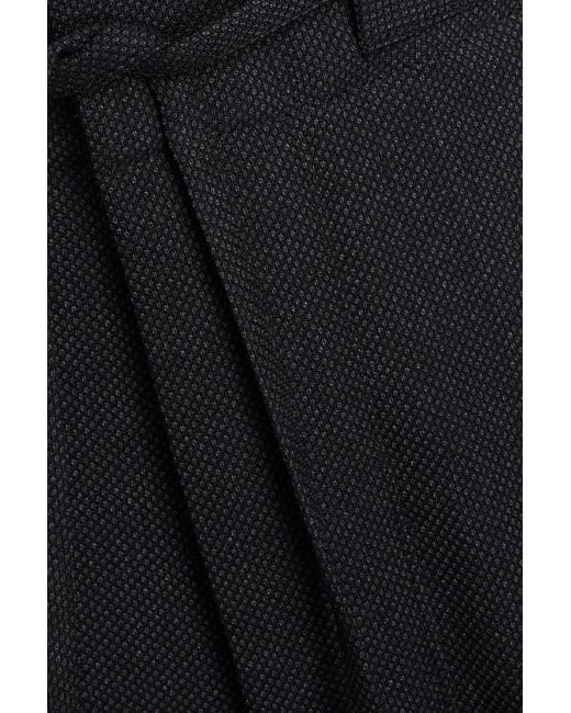 Rag & Bone Black Bradford Grain De Poudre Wool-blend Pants for men