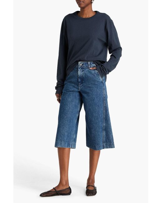 Rag & Bone Blue Jamie Denim Culottes