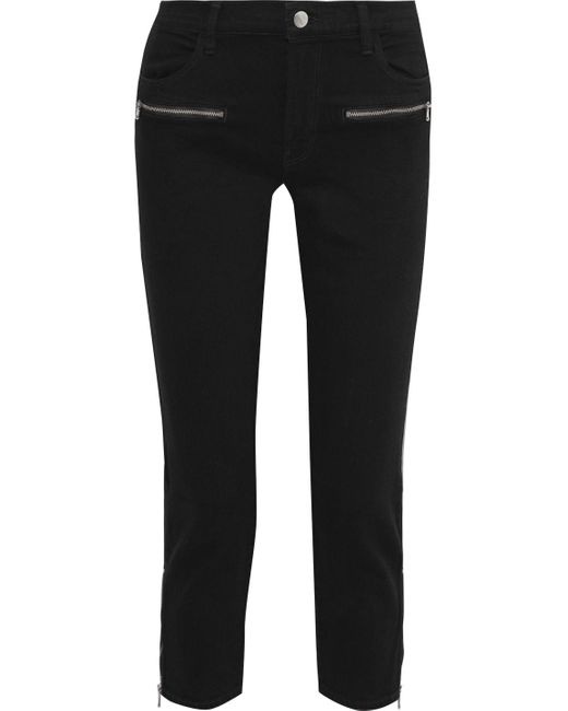 ruby cropped jean black denim