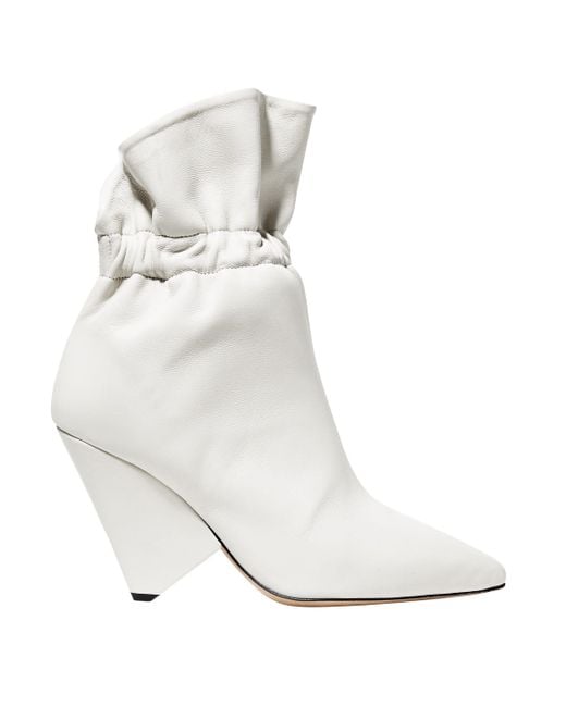 isabel marant black and white boots