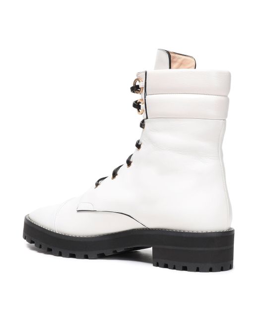 stuart weitzman patent leather ankle boots