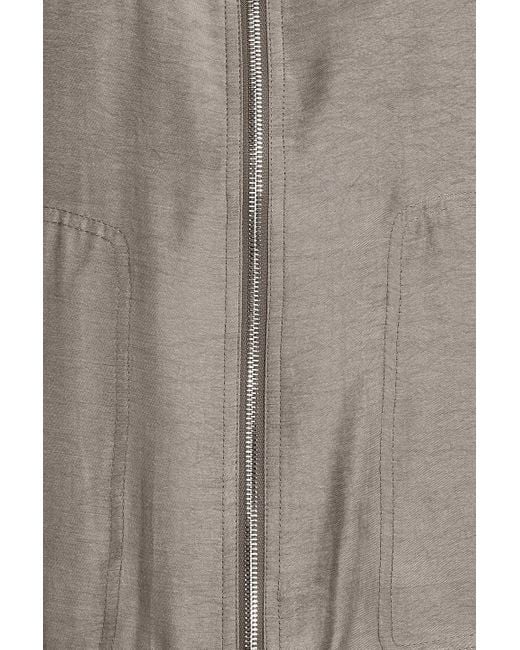 Officine Generale Gray Stefano Lyocell Bomber Jacket for men