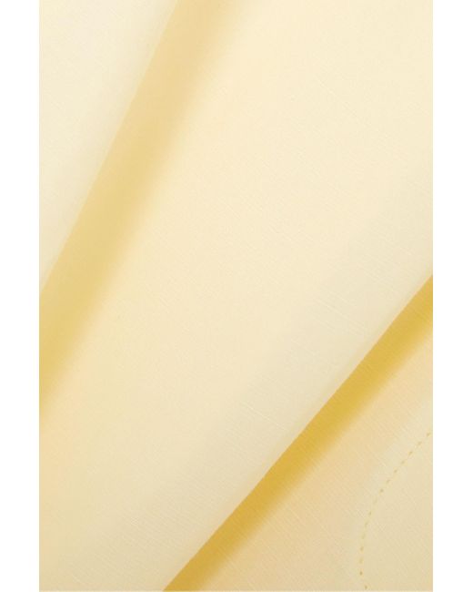 Totême  Natural Tm Lyocell And Linen-blend Shorts